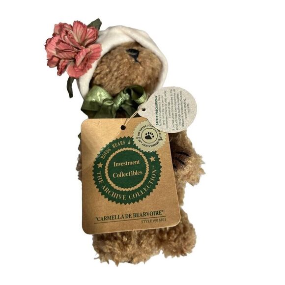 Boyds Bears Carmella de Bearvoire Plush Retired Tags Archive Collection Bear - Picture 4 of 12